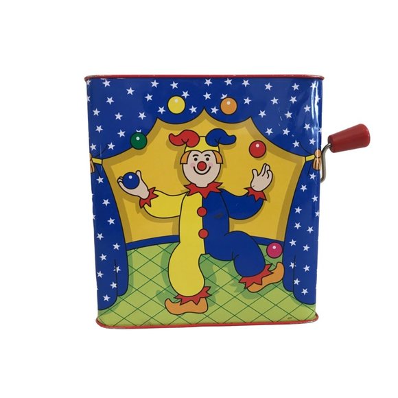 Schylling Toys Other - Schylling Toys Kids Blue And Yellow Wind-Up Jack in The Box